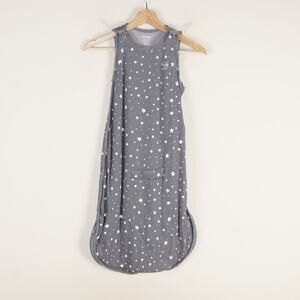 Woolino Ultimate Baby Sleep Bag Merino Wool Cotton Grey Stars 2 - 24 months
